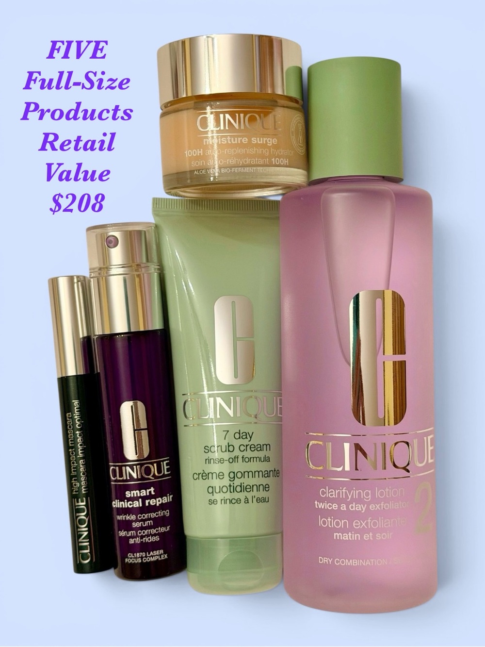 Clinique Bundle NEW Skincare Makeup Cosmetic Bags Tote Retail Value Over $800 - Picture 2 of 11